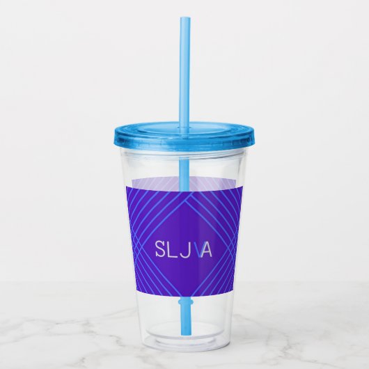 SLJ-VA-Logo Acryltrinkbecher (Vorderseite)