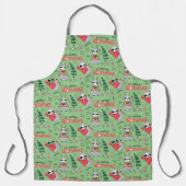 Slo Ho Ho Merry Slothmas Funny Christmas Koch Schürze (Vorderseite)