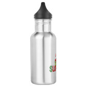 Slo Ho Ho Xmas Sloth 2 Edelstahlflasche (Links)