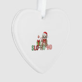 Slo Ho Ho Xmas Sloth 2 Ornament (Vorderseite)