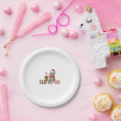 Slo Ho Ho Xmas Sloth 2 Pappteller (Party)