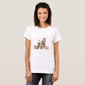 Slo Ho Ho Xmas Sloth 2 T-Shirt (Vorne ganz)