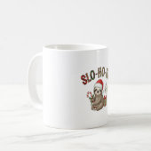 Slo Ho Ho Xmas Sloth Kaffeetasse (Vorderseite Links)