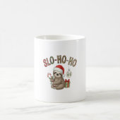 Slo Ho Ho Xmas Sloth Kaffeetasse (Mittel)