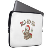 Slo Ho Ho Xmas Sloth Laptopschutzhülle (Vorne Rechts)