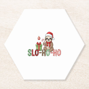 Slo Ho Ho Xmas Sloth Untersetzer