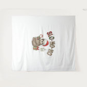 Slo Ho Ho Xmas Sloth Wandteppich (Vorderseite (Horizontal))