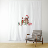 Slo Ho Ho Xmas Sloth Wandteppich (Beispiel)