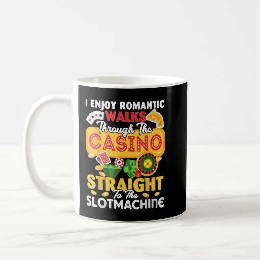 Slo Machine Gambling Casino Spieler Vegas Kaffeetasse (Links)