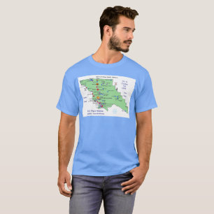SLO-Ortsnamen-Karte T-Shirt