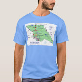 SLO Place Names MAP T-Shirt (Vorderseite)