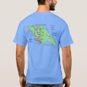 SLO Place Names MAP T - Shirt (Rückseite)