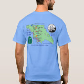 SLO Place Names MAP T - Shirt (Rückseite)
