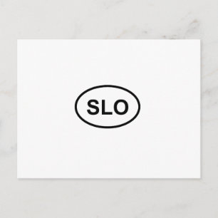 SLO - San Luis Obispo Postkarte