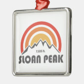 Sloan Peak Washington Ornament Aus Metall (Links)