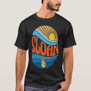 Sloan Vintag Sunset Sloan Groovy Gefärbte Krawatte T-Shirt
