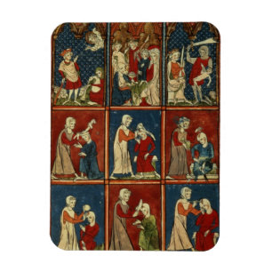 Sloane 1977 fol.2V medizinische und biblische Magnet