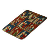 Sloane 1977 fol.2V Medizinische und biblische Szen Magnet (Linke Seite)