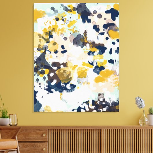 Sloane - Abstrakte Leinwand (Insitu (Wohnzimmer))