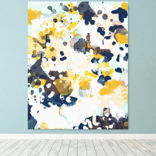 Sloane - Abstrakte Leinwand (Insitu (Holzboden))