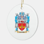 Sloane Wappen - Familienwappen Keramikornament (Links)