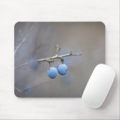 Sloe Berries Nature Foto Mousepad (Mit Mouse)