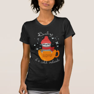 Sloffee Faultier in Tasse Kaffee T-Shirt