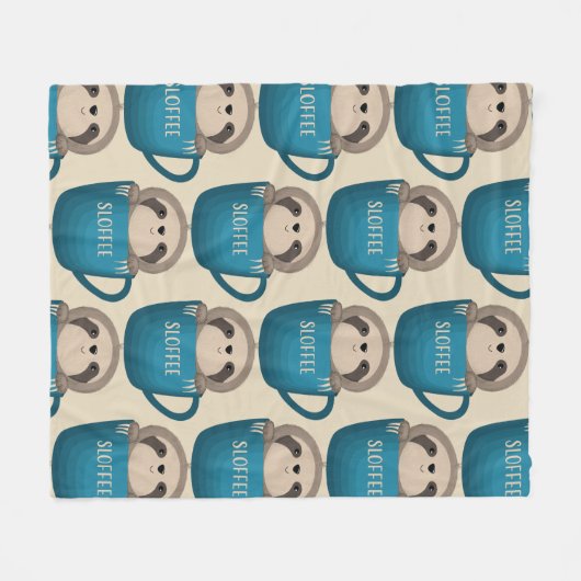 Sloffee! Fleecedecke (Vorderseite (Horizontal))