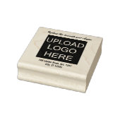 Slogan-Adresse für Ihre eigene Logo-Briefmarke Gummistempel (Stempel)