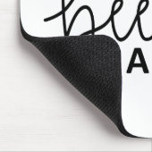 Slogan bee glücklich, maak je geen zorgen. Wees bl Mousepad (Ecke)