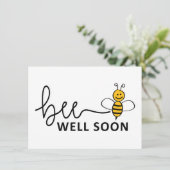 Slogan Bee well soon. Van harte beterschap ! (Stehend Vorderseite)