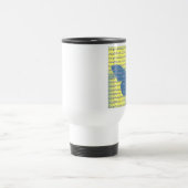 Slogan Butterfly Reisebecher (Mittel)