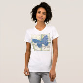 Slogan Butterfly T-Shirt (Vorne ganz)