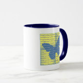 Slogan Butterfly Tasse (VorderseiteRechts)