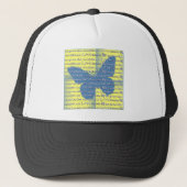 Slogan Butterfly Truckerkappe (Vorderseite)