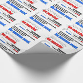 Slogan En Marche Geschenkpapier (Ecke)