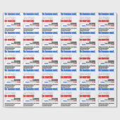 Slogan En Marche Geschenkpapier (Flach)