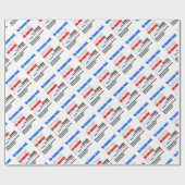 Slogan En Marche Geschenkpapier (Flach)