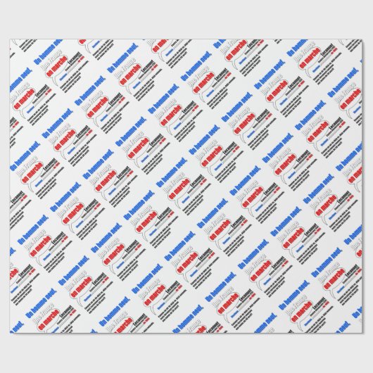 Slogan En Marche Geschenkpapier (Flach)