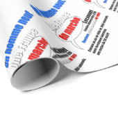 Slogan En Marche Geschenkpapier (Rolleneckpunkt)