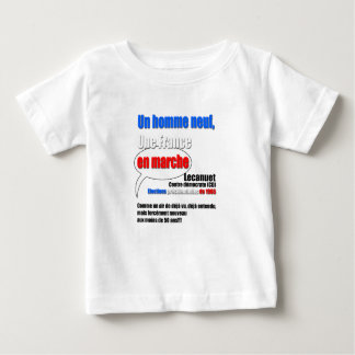 Slogan En Marche White baby tee