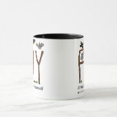 Slogan FLIEGE erste Liebe sich Tasse (Zentrum)