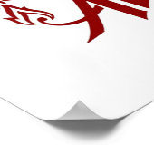 Slogan Football Liverpool "Youll Never Walk Alone" Poster (Ecke)