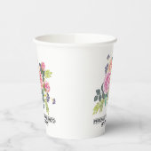 Slogan für benutzerdefinierte Foto-Artwork-Schaltf Pappbecher (Links)