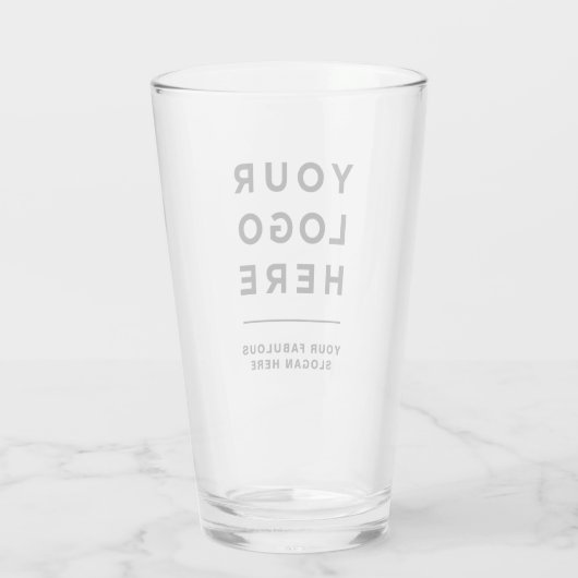 Slogan für Berufliche Geschäftslogos für Unternehm Glas (Rückseite)