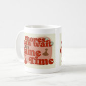 Slogan für Epic Game Time Fun No Chores Kaffeetasse (Vorderseite Links)