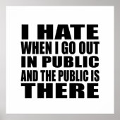 Slogan für lustige sarkastische Redewendungen Poster (Vorne)