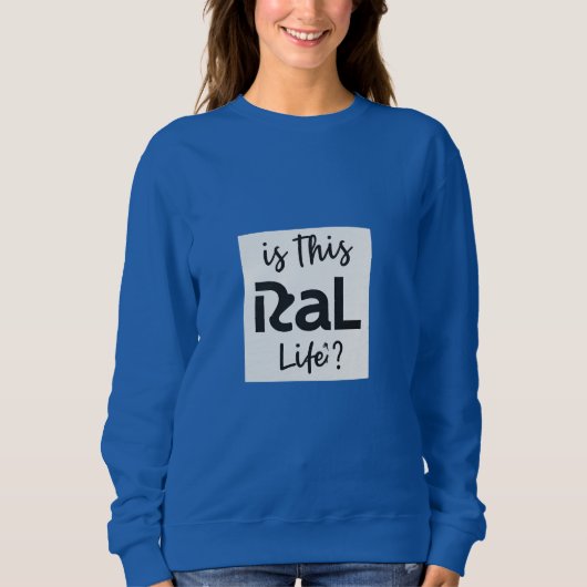 Slogan gedrucktes T-Shirt für Frauen Sweatshirt (Vorderseite)