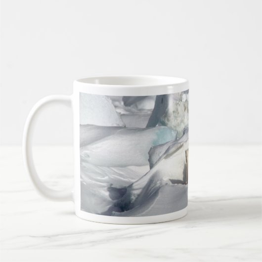 SLOGAN hinzufügen, um Polarbären auf dem Planeten  Kaffeetasse (Links)