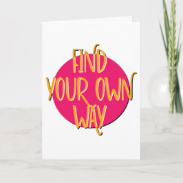 Slogan Jubiläum der Erholung finden Karte